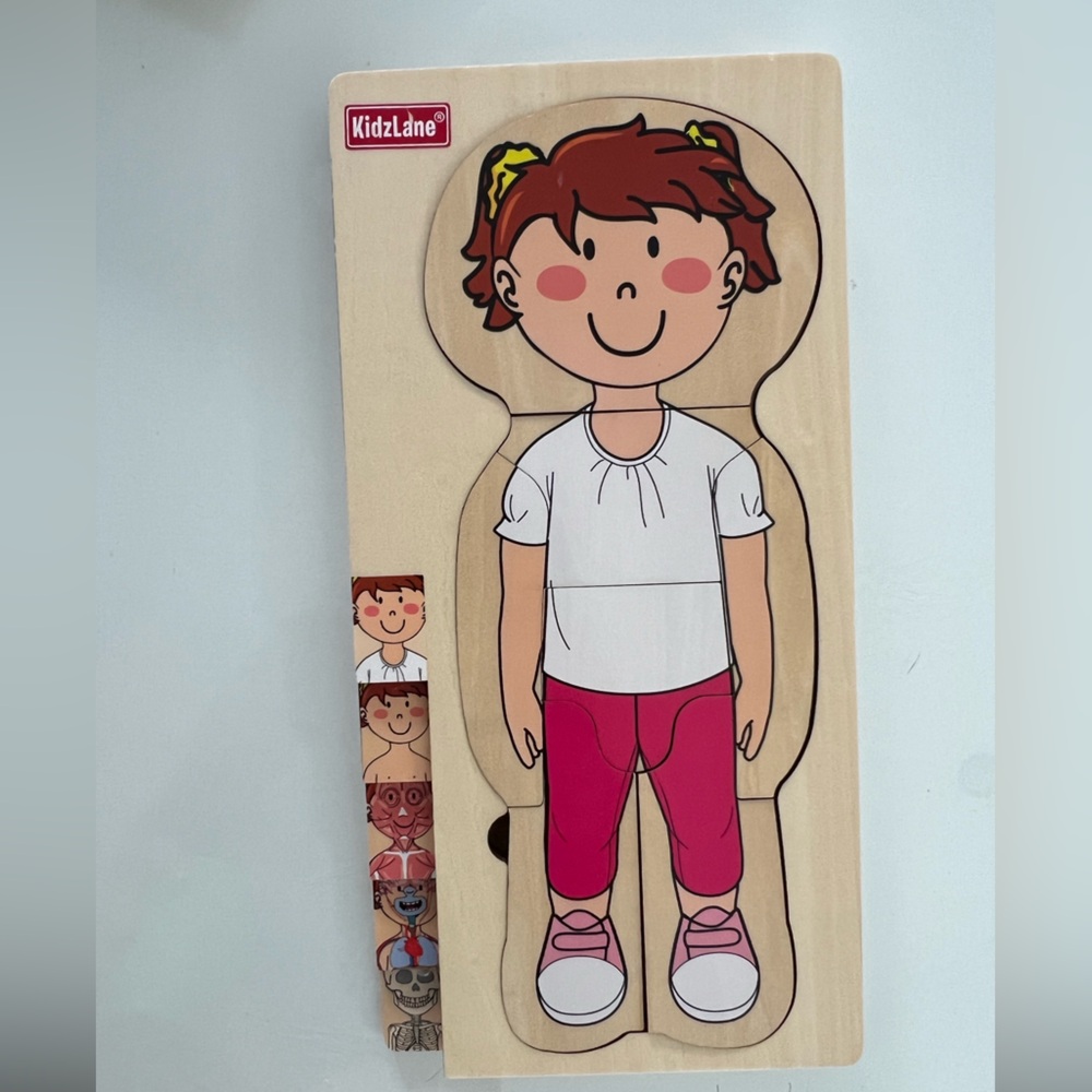 Kids Wooden Body Puzzle